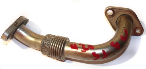 VW T5 трубка EGR труба выхлопных газов 038131521BE 1.9 TDI