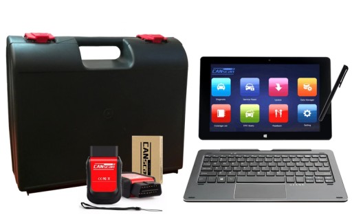 Тестер CANSCAN AD100 PRO, сканер + ноутбук + валіза