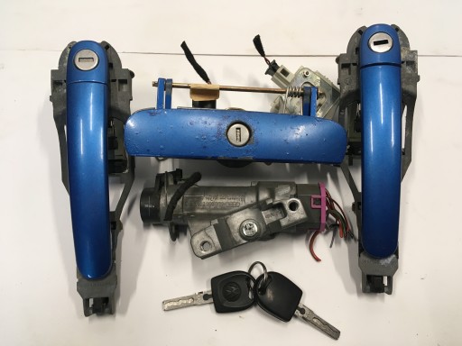 VW POLO 02-ЗАМКИ РУЧКА ВСТАВКИ КЛЮЧ LA5M