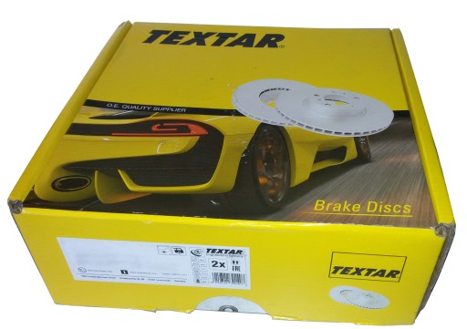 92111703 - TEXTAR гальмівний диск CITROEN C2 / C4 / PEUGEOT 1007