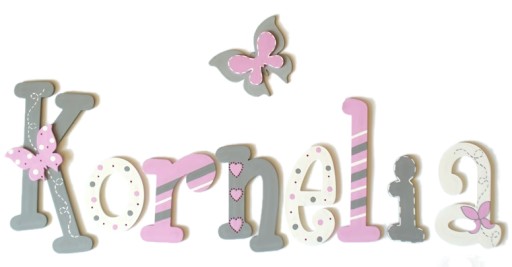 20P ДЕРЕВ'ЯНІ БУКВИ ІМ'Я ДИТИНИ З 8 БУКВ