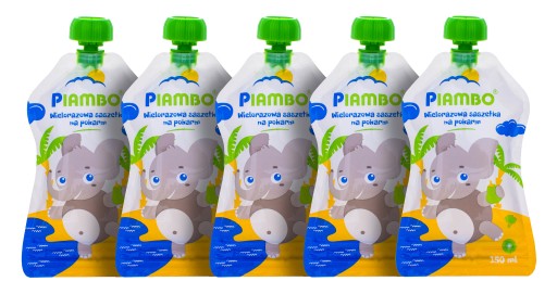 Пакети Piambo харчові 5 шт 150 мл
