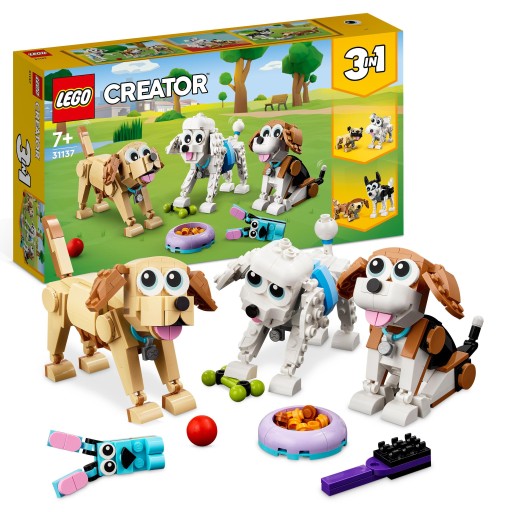 LEGO Creator 3 v 1 31137 Roztomilé psíky