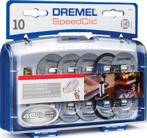 НАБОР ДЛЯ ДИСКОВ DREMEL SC690 10 ШТ. + ХВОСТОВИК