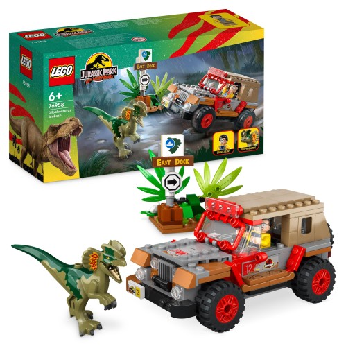 Lego Jurassic World Zasadzka na dilofozaura 76958