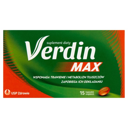 VERDIN MAX 15 kaps. TRÁVENIE A METABOLIZMUS TUKOV