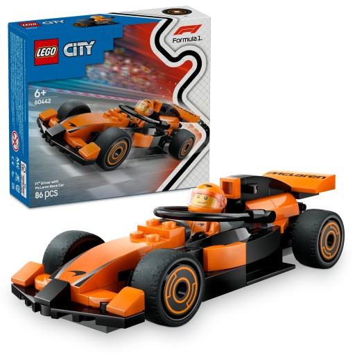 LEGO City 60442 City 60442 F1-es pilóta McLaren versenyautóval