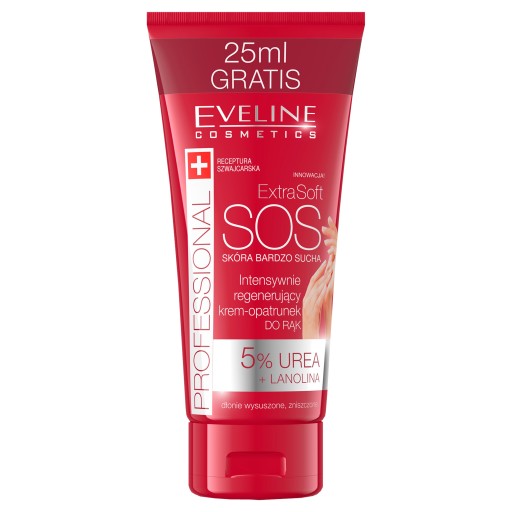 Regenračný krém na ruky Eveline Cosmetics SOS pre veľmi suché ruky 100ml