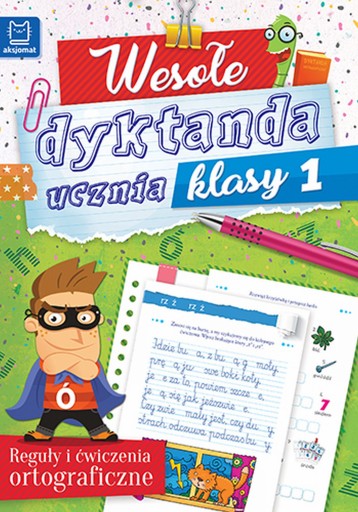 Wesołe dyktanda ucznia klasy 1