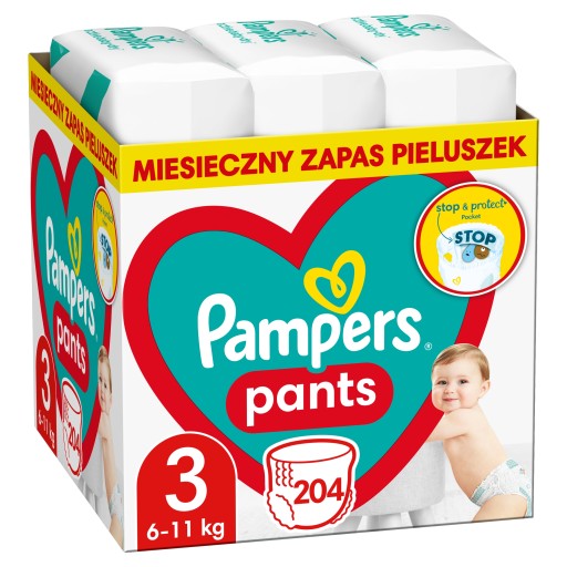 Підгузки Pampers Pants 3 розмір 6-11 кг 204 шт.