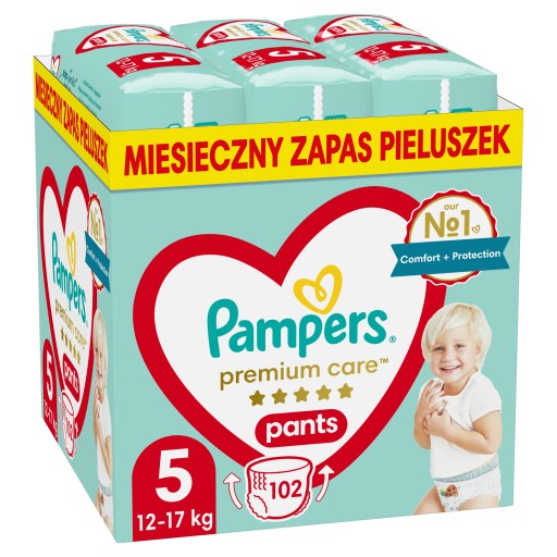 Підгузки Pampers Premium Care 5 розмір 12-17 кг 102 шт.