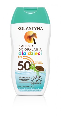 Сонцезахисна емульсія KOLASTYNA KIDS ДІТЯЧА 50 SPF 150 мл 150 г