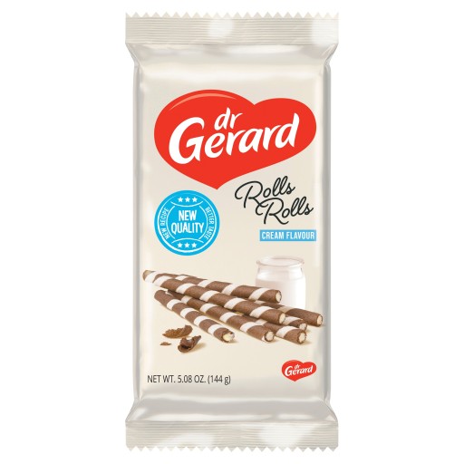 DR GERARD rolls rolls cream (zebra) 144g • Cena, Opinie - Allegro
