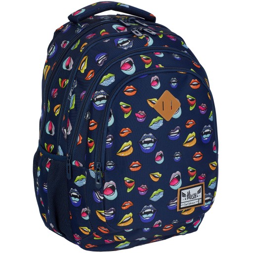 Шкільний рюкзак на багато відділень Head Відтінки червоного, Відтінки фіолетового, Відтінки синього, Відтінки оранжевого, Відтінки рожевого, Відтінки сірого та сріблястого, Відтінки зеленого, Відтінки жовтого та золотого, Різнокольоровий