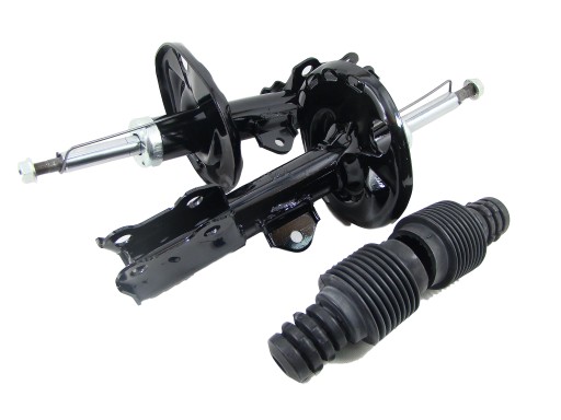 053903LR PK3001 - Амортизаторы x2 передние + бамперы + чехлы toyota auris corolla