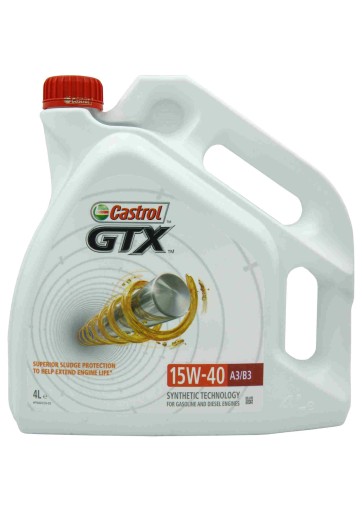 Масло CASTROL 15W - 40 GTX A3 / B3 4L