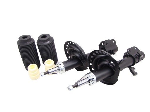 052611R, 052611L, - Амортизаторы x2 передние + бамперы + чехлы nissan note e11 2005-