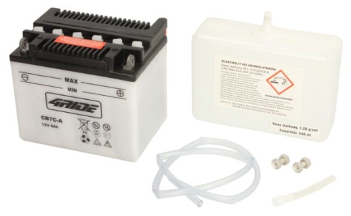 CB7C-A 4RIDE - 12V 8AH кислотна/робоча / пускова батарея
