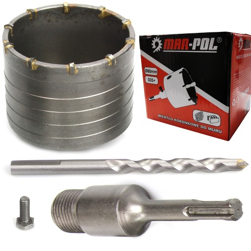 КОЛЬЦЕВА ПИЛА ДЛЯ БЕТОННОЇ БАНКИ ШНУРКА 80 мм