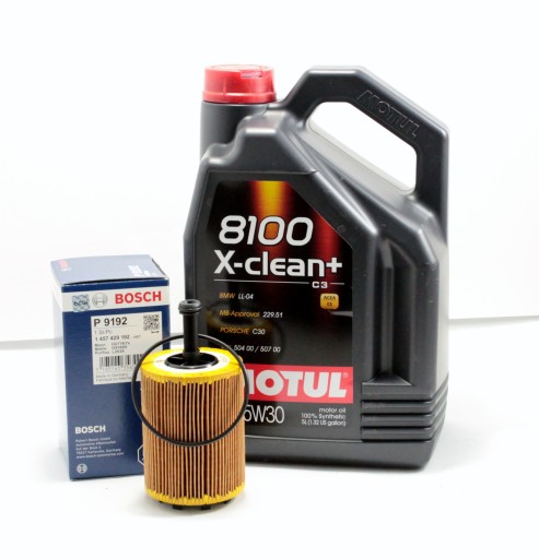 ФИЛЬТР + МАСЛО MOTUL 5W30 5L VW PASSAT B6 B7 2.0TDI изображение 1