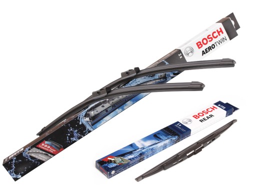 Стеклоочистители Bosch передние + задние для AUDI A3 8P -11.2004