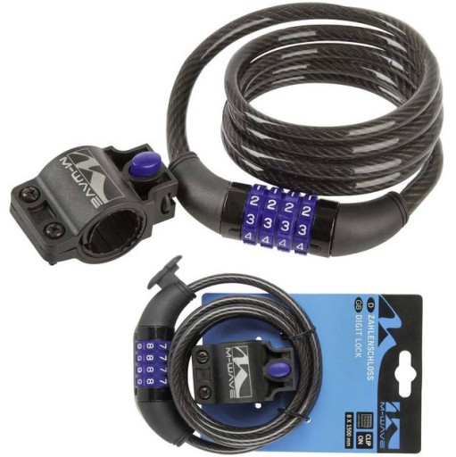 Велозамок тросовий M-Wave DS 8.15
