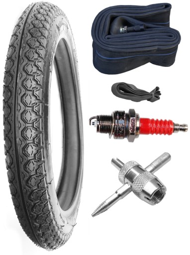 Шина + внутрішня трубка SIMSON, JAWKA, ROMET hogar 16x2. 75