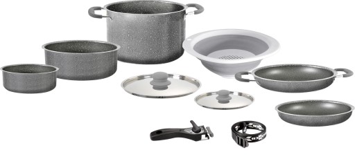 0806082n - Туристичні горщики BRUNNER GOURMET ROCK 9 + 1 ø24