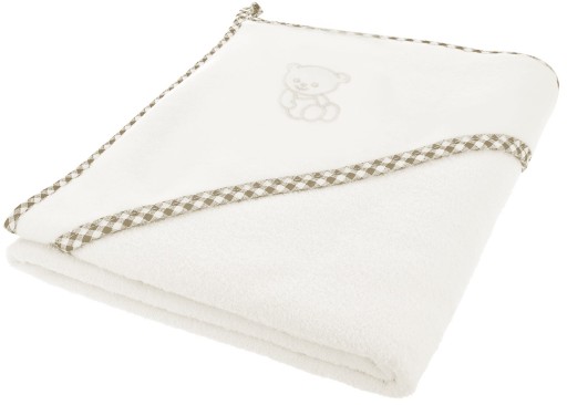 Покривало з капюшоном Bocioland 80 х 80 см біле