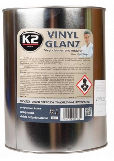 K2-vinyl GLANZ 5L для гуми та пластику