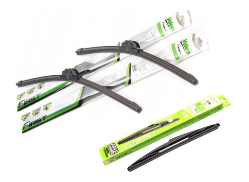 Дворники VALEO передние и задние FORD Tourneo Courier