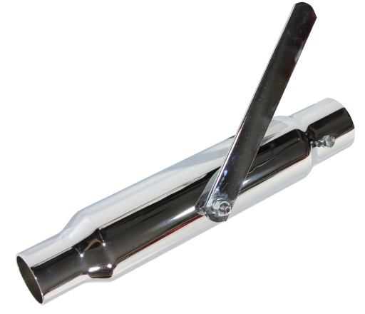 45754765765765865 - Глушник вихлопної хром мотоцикл чоппер крейсер 30см