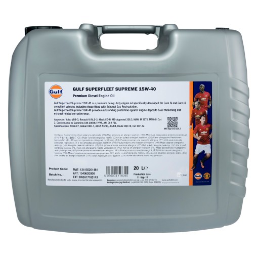 GULF SUPERFLEET SUPREME 15W40 20л.