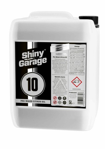 SHINY GARAGE PRE-WASH CITRUS OIL 5L ПОПЕРЕДНЄ ПРАННЯ