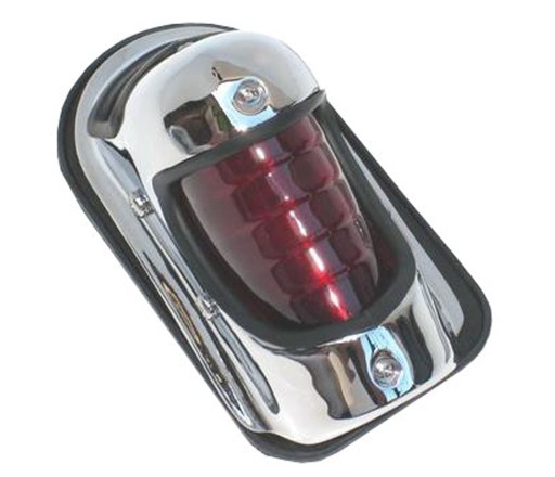 8963242354 - ЗАДНІЙ ЛІХТАР ЗАДНІЙ ХРОМОВАНИЙ МЕТАЛ HARLEY CHOPPER DRAG