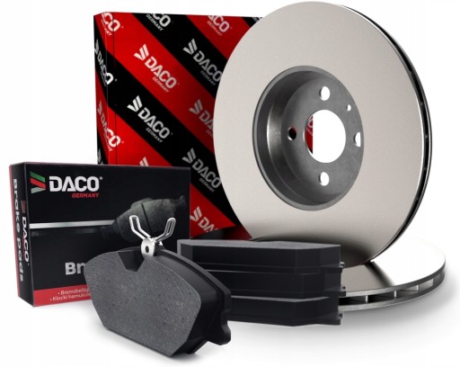 Диски + колодки передние DACO RENAULT MEGANE LAGUNA