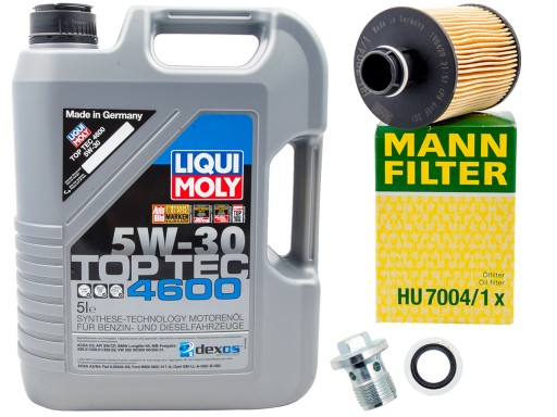 7004/1 - ФИЛЬТР МАНН МАСЛО LIQUI MOLY 5W30 OPEL CORSA D COMBO