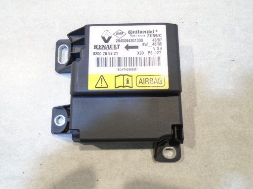 modul AIRBAG DACIA LOGAN und 8200769221