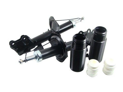 052610R, 052610L, - Амортизаторы x2 передние + бамперы + чехлы nissan tiida 2004-