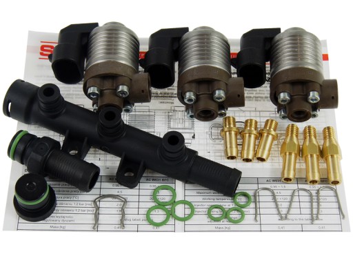 WGM2431AH - AC STAG В-031 BFC ІНЖЕКТОРИ + СПЛІТТЕР 3 CYL