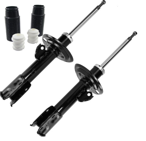 053990L 053990R - Амортизаторы x2 передние + бамперы + чехлы toyota yaris 2005-