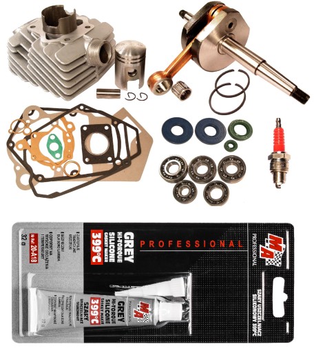 6435 - Цилиндрический вал подшипника ROMET hogar карманный велосипед 50 ccm