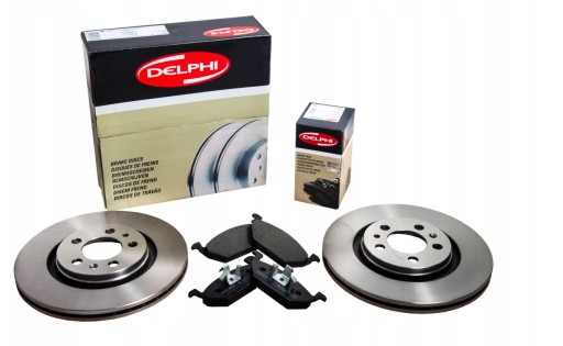 DELPHI диски передние 256MM колодки SKODA FABIA ROOMS