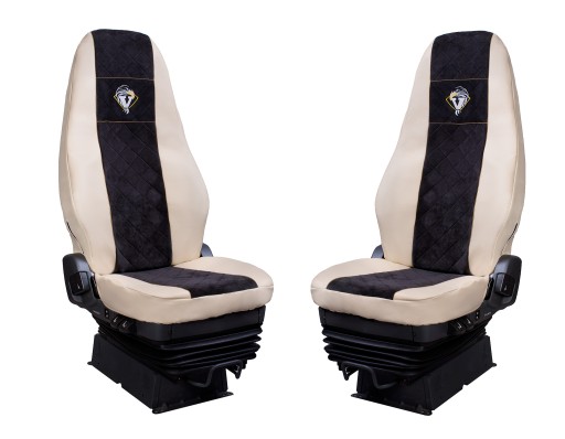 Чохли VOLVO FH з 2002 р. шкіра / вельвет універсальний