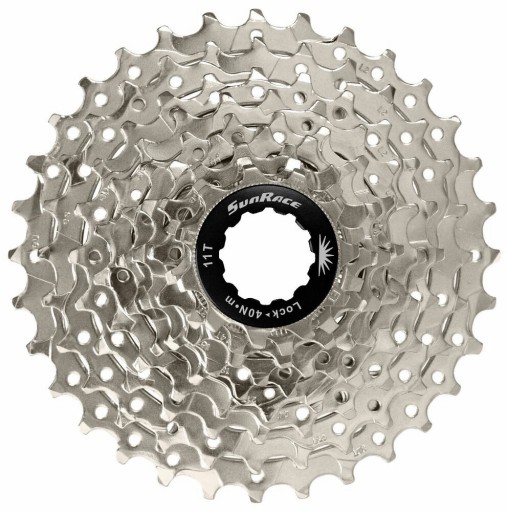 Sunrace CSM96 9-rz 11-32 MTB kazeta strieborný nikel