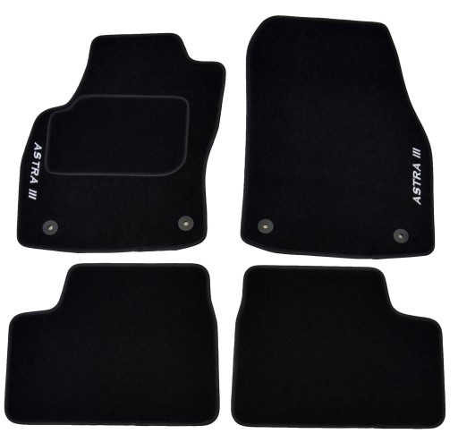 Opel Astra III H HB Велюрові килимки CL + вишивка