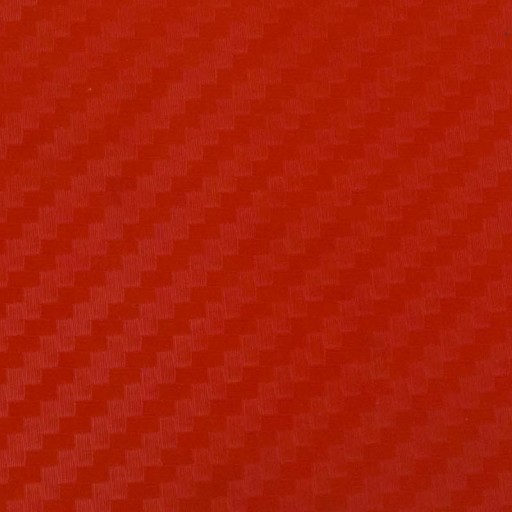 Рулон пленки carbon 3D красный 1. 27x28m