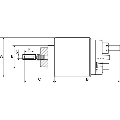 Соленоїд стартера 337241