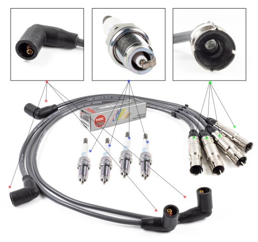 ZPR_53-0061_7968 -1 - Провода+свечи ngk vw golf iv 4 2.0 98-06