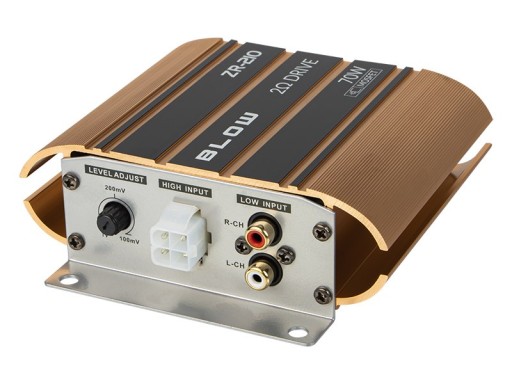 28-101 # АВТОМОБІЛЬНИЙ ПІДСИЛЮВАЧ BLOW ZR210 2X70W